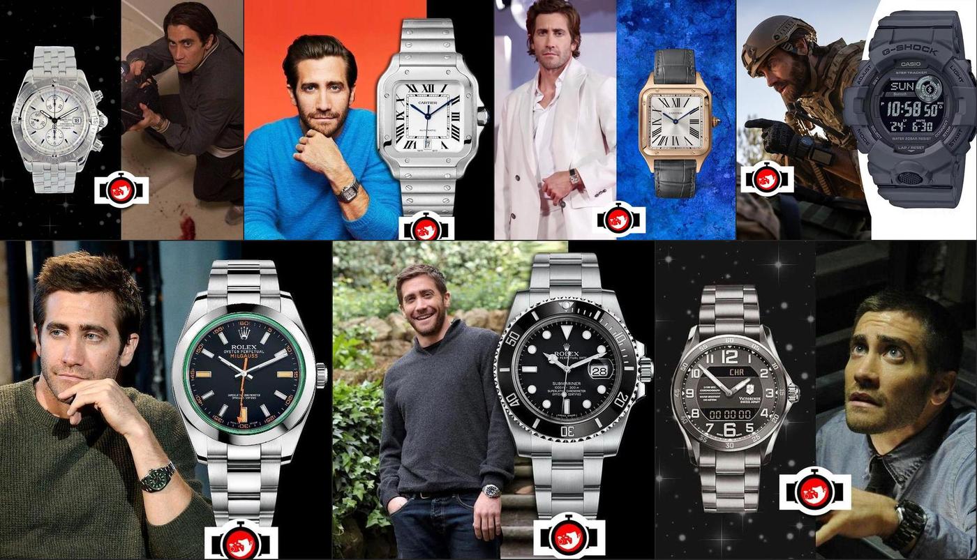 Revealing Jake Gyllenhaal's Impressive Watch Collection: From Cartier to Rolex